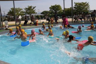 水泳教室　最終日