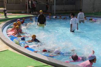 水泳教室終了