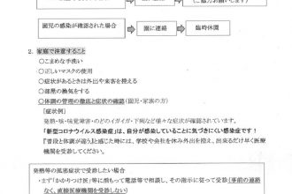 「新型コロナウイルス感染症」への対応のポイントについて