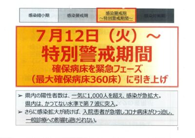 ７月１２日～特別警戒期間のサムネイル