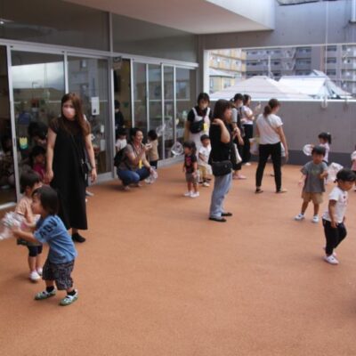 こあら・ひよこ組親子登園