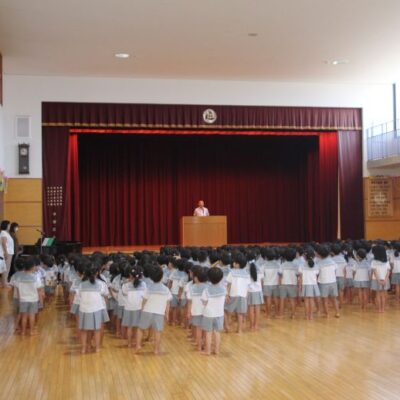 第二学期始業式